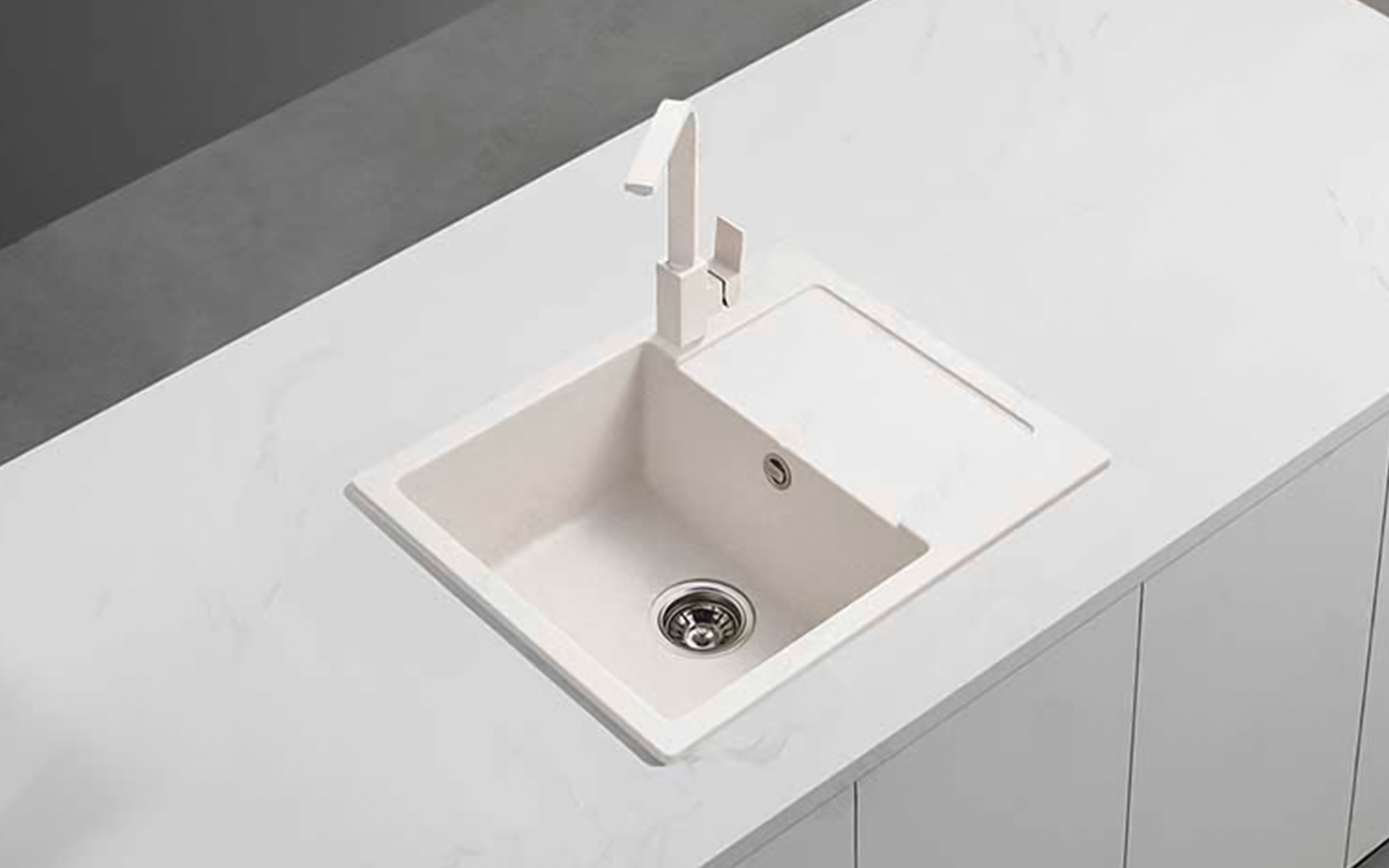 8220 Granite sink, white  2